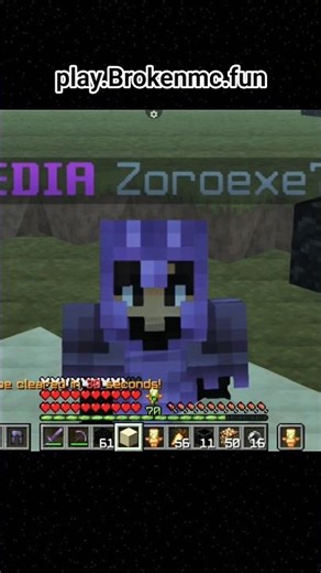 Giveway In Broken Mc 😶‍🌫️🔥 #shorts #viral, #trending #fyp #shortsfeed #Minecraft #mc #live #gaming 👻