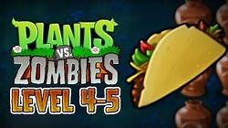 Plants vs. Zombies (PC) - Adventure - Level 4-5 Gameplay Playthrough
