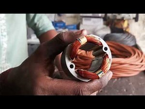 Complete video , Field coil winding and disc grinder fitting.