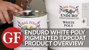 Watch White Poly Pigmented Topcoat Overview | General Finishes on Amazon Live
