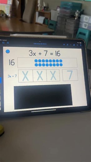 Aubree | Educator | Conceptual Visual Math on Instagram: "Algebra class! . . . #ElementaryEducation #TeachersOfInstagram #TeachingIdeas #TeacherLife #TeacherCommunity #ClassroomInspiration #ElementarySchool #TeachingResources #TeacherTips #Educators #LearningThroughPlay #TeacherGram #TeacherHacks #TeacherSupport #TeacherGoals #TeacherInspiration #TeacherLifeBalance #ClassroomDecor #TeachLoveInspire #TeacherStrong"