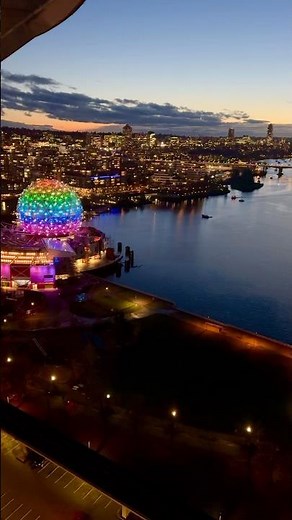 Vancouver at Dusk | City Lights and Twilight Skyline Downtown Panorama