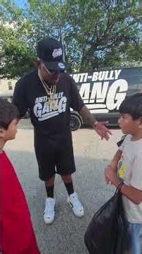 Ray is 9yrs old & he's been getting bullied at his apartment complex. So we pulled up for him