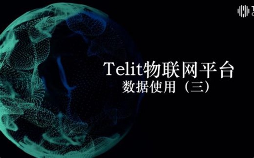 05 Telit物联网平台·数据使用(三)#API#工业4.0