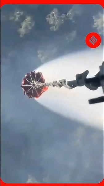 Indian Air Force Helicopters Douse Fire in Kasauli Using Bambi Buckets