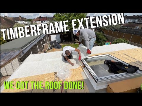 Timber frame extension: Ep 18