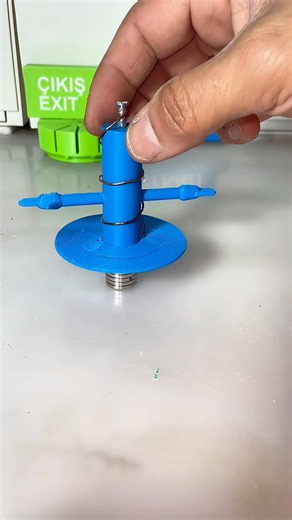 Basit Elektrik Motoru | 3D Yazıcı ile Yapıldı! ⚡🔋 #3DPrinting #DIY #ElectricMotor #Science