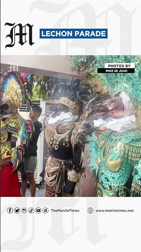 La loma festival Lechon parade