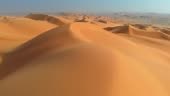 Rub' al Khali, aka Empty Quarter desert, Arabian Peninsula. Flying...