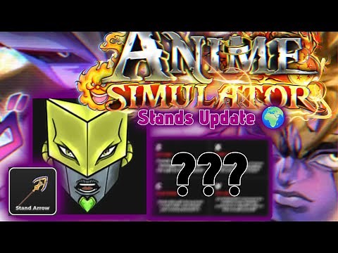 THE WORLD!! Anime Simulator STANDS UPDATE!