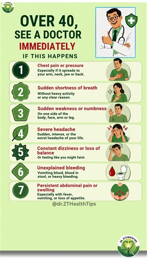 7 Warning Signs You Should NEVER Ignore | See a Doctor Immediately | Dr. ZT’s Health Tips