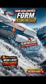 Avalanche in Seconds! ⚡ How Snow Suddenly Collapses