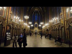 Sainte-Chapelle Paris, where the Crown of Thorns was keept