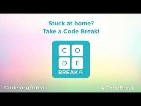 Studying alone at home? Take a #CodeBreak!