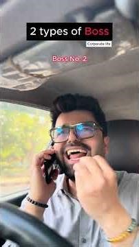 2 types of boss | Sales Employee | Corporate life | Ankush corporate #funny #corporatememes #comedy