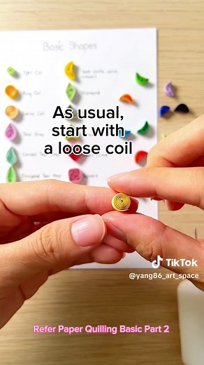Paper Quilling Tutorial: Creating a Half Circle Curve or Moon Shape