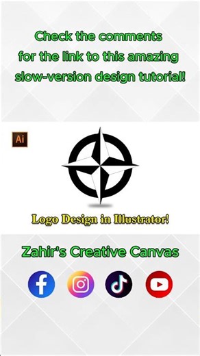 Unique NATO Logo Design in Illustrator! #shorts