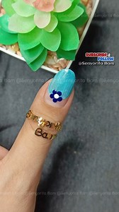 Easy flower nail art for beginners ##nailart #flowernails #SenyoritaBam | Senyorita Bam