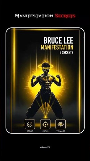 Day 23: "Bruce Lee’s 3 Manifestation Secrets ⚡"