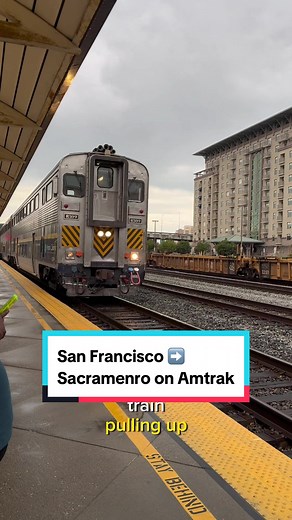 Let’s take @Amtrak from San Francisco to Sacramento. I left my apartment ~1pm and was in Sac ~5:15pm. #amtrak #amtraktravel #amtrakcapitolcorridor #train #transit #publictransport #publictransit #publictransportation