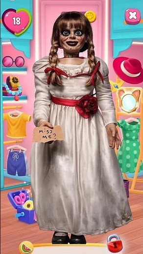 Annabelle Doll in My Talking Angela 2 👻 #mytalkingangela2