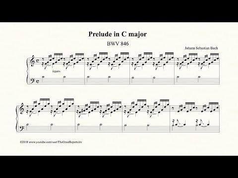 Bach, Prelude in C major, BWV 846, Organ