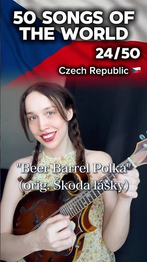 Beer Barrel Polka on Mandolin | Czech party song 🇨🇿 (24/50)