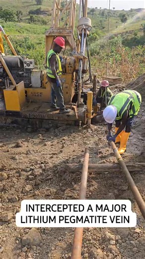 CHALLION CREW HITS A MAJOR LITHIUM INTERCEPTION! Out here in the field, the rocks are finally speaking and the story is lithium. Our Challion Core Drilling Team has been making a significant interception at lithium-bearing pegmatite vein right within the biotite, muscovite gneiss host sequence. Depth of Hit: Begins at ~20 m Thickness: A solid ~3 m of clean, promising pegmatite Host Rock: Biotite gneiss and muscovite gneiss ,classic indicators of a fertile basement complex Potential: High-grade p
