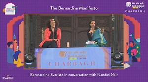 The Bernardine Manifesto Bernardine Evaristo in conversation with Nandini Nair Booker Prize winner Bernardine Evaristo’s memoir, Manifesto: On Never Giving Up, is an inspirational account of her life and career as she rebelled against the mainstream and fought over several decades to bring her creative work into the world. The powerful narrative takes us through her life while examining contemporary conversations around race, class, feminism, sexuality, and ageing. In a session moderated by Nand