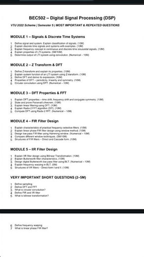 bec502 most important questions vtu #vtu #vtuexams #love #views #share