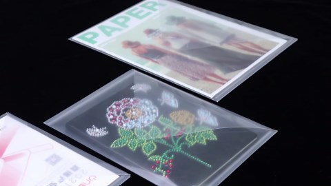 20 Pcs Large9.4 X7 Stamp & Die Storage Pockets Resealable Clear Plastic Seal Bags Storagefor Cutting Dies Stencil Album Stamp Crafts for DIY Scrapbooking Paper Card Craft Cutting Dies Storage