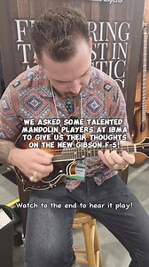 2.4K views · 75 reactions | What mandolin players at IBMA had to say about the new Gibson F-5 Master Model! #mandolin #gibsonmandolin #gibsonmandolins #ibma #gibsonf5 #gibsonmastermodel | The Acoustic Shoppe | Facebook
