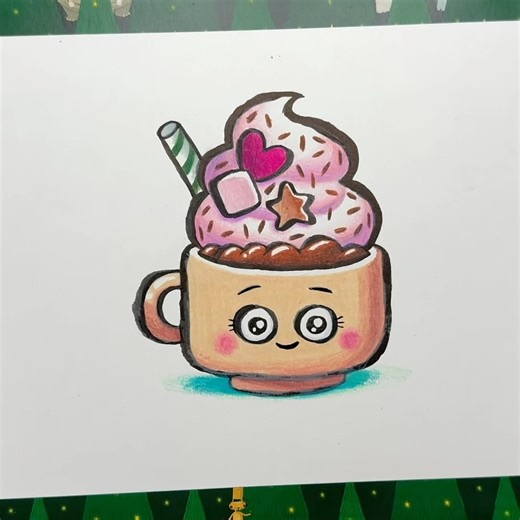 The third of my four Christmas episodes of #DrawWithRob drops tomorrow at 10am, and we will be drawing a very cute hot chocolate character. Pencils at the ready... | Rob Biddulph