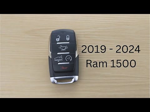 How To Replace or Change Ram 1500 Remote Key Fob Battery 2019 - 2024