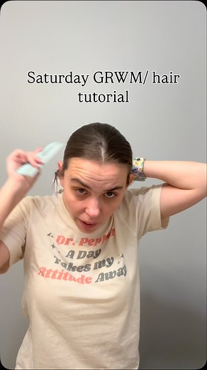 Happy Saturday!! Here is quick hair tutorial for you guys! ##grwm #hairtutorial #viral #fyp | Shayna Chamberlain