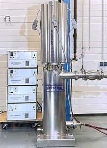 Optimized Chemical Reactor Efficiency by High-Power Ultrasonication