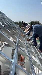 Techniques To Install Roof Truss With Square Tube | Daily Works CVR