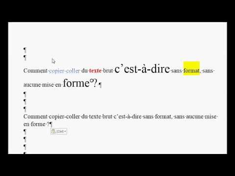 How do I copy and paste text without formatting?