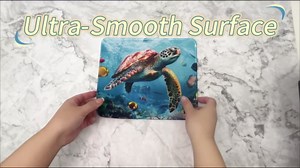 Desk Pad, Japanese Samurai Cherry Blossoms Small Gaming Mouse Pad,Waterproof Non-Slip Rubber Base Desk Mat with Stitched Edge for Gaming Computers Laptop Office 9.4x7.9in