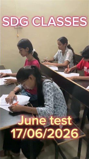 🔥 SDG CLASSES 🔥 test #viral #sdgclasses #maths #science #boardexam #2027