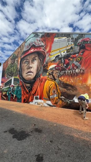 Giants Among Us: A Heartfelt Mural Tribute