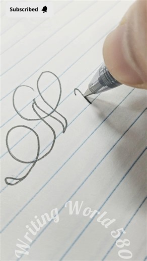 Learn to write cursive letter N | Cursive writing for beginner | Cursive Handwriting Practice #viral