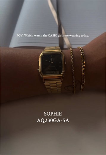 Favorite Vintage Watches Worn by CASIO Girls