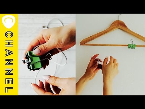 そんな使い方も？！"ダブルクリップ 活用術"５パターン C CHANNEL DIY