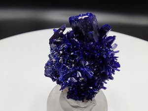 Rare Moroccan Azurite Crystal Cluster | Deep Blue, Terminated Specimen | Touissit-bou Beker Mine | Collector Mineral | Display Piece - Etsy