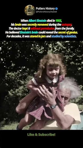 Einstein’s Brain Was Secretly Stolen #shorts #history