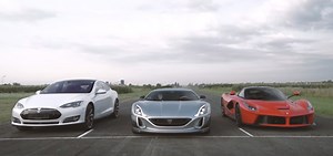 Rimac Concept_One destroys Ferrari LaFerrari, Tesla Model S in acceleration test