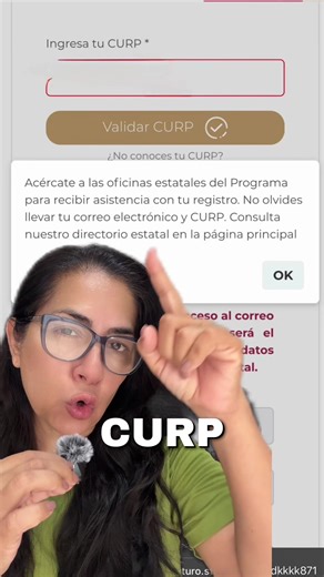 Soluciona el Error al Validar tu CURP en Jóvenes Construyendo el Futuro