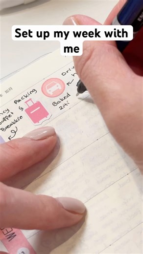 Set up my week with me