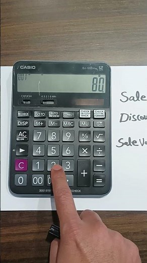 how to calculate 25 percent discount on calculator | discount in calculator #calculator #discount